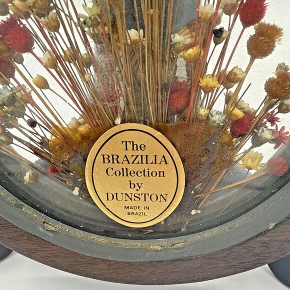 2-Vintage The Brazilia Collection By Dunston Butterflies & Dried Flowers 6.5" - Picture 6 of 14